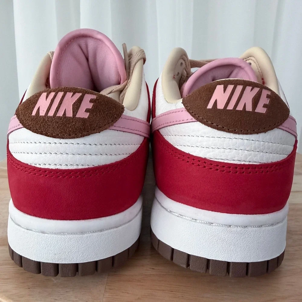 Nike Dunk Low PRM Sport‎ Red Pink White Women's 10 Men's 8.5